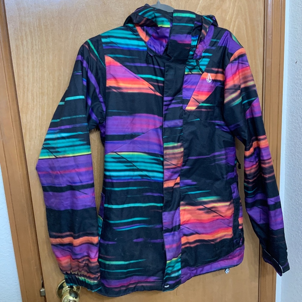 Multicolor VINTAGE volcom jacket women’s Small
